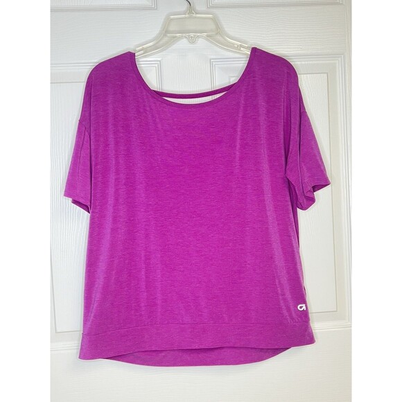 GAP FIT Breathe Women's Open Back Rose Verbena Athletic Shirt Top Small - Picture 1 of 5